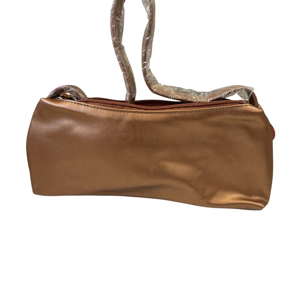 NWT She And Josh Bow Shoulder Bag Bronze Clutch Evening Wedding Elegant Purse - Picture 6 of 7